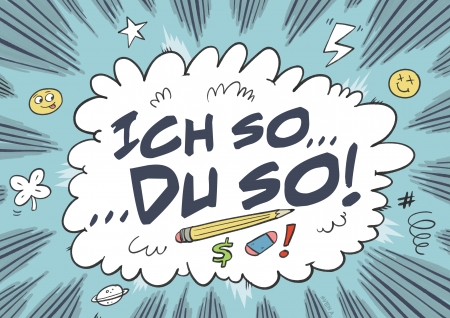 Das Motto des diesjährigen Kulturrucksacks lautet „Ich so… Du so!“ – Sven Aring hat das Thema bereits im Vorfeld grafisch aufgegriffen